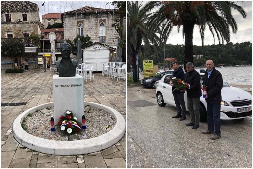 Načelnik Lasić sa suradnicima odao počast dr. Franju Tuđmanu povodom 22. obljetnice smrti