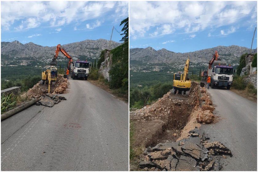 Napreduju radovi na izgradnji ceste Dubravka – Debeli Brijeg