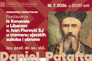 Predavanje “Iz Konavala u Libanon: o. Ivan Fiorović SJ u vremenu vjerskih sukoba i obnove” u Zavičajnom muzeju Konavala